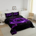 thumbnail image 3 of Purple Basketball Bedding Set,Ball Sport Comforter Sets King Size Teens Adults,Geometry Down Comforter Bedroom Decor,Sports Game Bed Set, 3 of 7