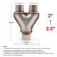 thumbnail image 2 of Adaptador de tubería Cola automotriz 3 vías 2 Salida 2.5, 2 of 5