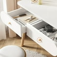 thumbnail image 6 of EONROACOO Makeup Vanity Table with Mirror, Dressing Table Vanity Desk, Adult Teen(White), 6 of 12