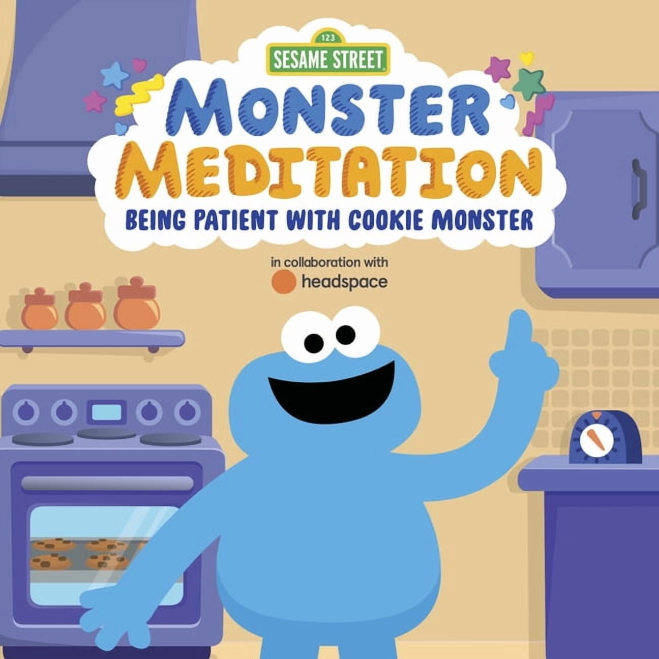 Monster Meditation Being Patient with Cookie Monster: Sesame Street Monster Meditation in Collaboration with Headspace, (Board Book)