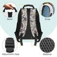 thumbnail image 4 of Pzuqiu Donut Fish Camo Boys Backpack Set with Lunch Box Pencil Case Water Bottle Bag 4 Pcs Soft Breathable Backpack with Adjustable Strap Lightweight School Bookbags for Teens Kids, 4 of 7