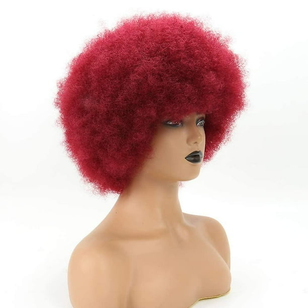 Long black store afro wig