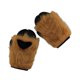 thumbnail image 2 of Guantes de garra, ropa de mano, disfraces, guantes de mano, pata, guantes cálidos de invierno, patas Marrón Negro, 2 of 9