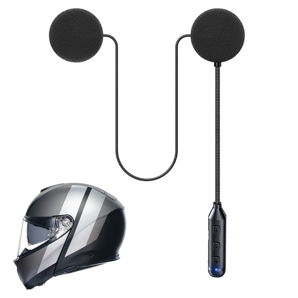 bluetooth motorcycle helmet speakers uk BT12B Headset, Wireless Dual On-Ear Speake Moto Genius optimized HD stereo speakers Wireless Bluetooth Headset for Motorcycle