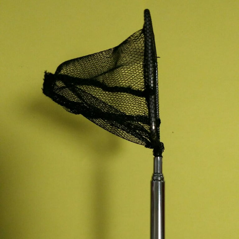 Black Web Fishnets Fishing Netting Cast Tools Aquarium Accessories &  Equipment Nettoyeurs Telescopic Tank Stainless Steel Child
