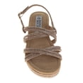 thumbnail image 5 of Badgley Mischka Girls Wedge Sandals. (Little Kids Big Kids), Gold, 5, 5 of 8
