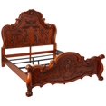 thumbnail image 1 of ACME Dresden Eastern King Bed - - Cherry Oak, 1 of 5