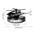 thumbnail image 3 of Car Air Freshener, Helicopter Solar Energy Rotating Aromatherapy Aviation Al Alloy Diffuser, Interior Decoration Accessories Diffuser for Car and Home, 3 of 9