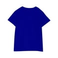 thumbnail image 3 of yillto Girls Shirts Short Sleeve Plain Tee Kids Crewneck Tshirts Summer Tops Basic Tees 3-14 Years, 3 of 5