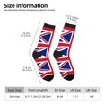 thumbnail image 3 of Women Colorful Crew Socks Union Jack All Uk Flag Novelty Fun Socks For Mens, 3 of 7