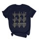 thumbnail image 5 of Blusas de Manga Corta para las Mujeres Divertida Impresión Cuello Redondo Camiseta Vintage, Blusas de Primavera para las Mujeres, 5 of 6