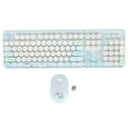 thumbnail image 2 of Combo De Teclado Y Mouse Inalámbricos, EDJO 2.4G, Teclado Ergonómico De Tamaño Completo Con Reposamuñecas Y Mouse Ajustable De 3 Niveles DPI, Para , Mac OS, Computadora, 2 of 7