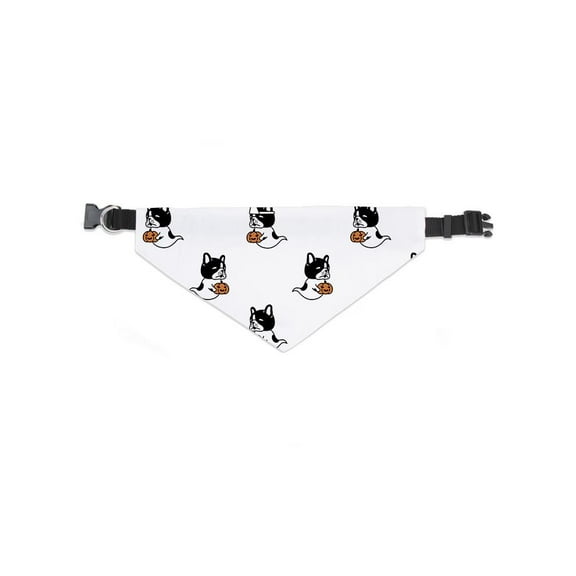 Dog Ghost With A Pumpkin Bandana -Image by Shutterstock, x-Large