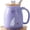 Purple, variant on Cute Cat Ceramic Mug, 16oz Ceramic Coffee Mug with Lovely Kitten Wooden Lid, Tea Cup, Milk Cup, Gift for Women, Lovers and Kids (Yellow)