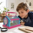 thumbnail image 4 of Pop Up Pet Habitat Cage With Collapsible Design, Mesh Pet House Carrier With Window, Portable Critter Keeper For Small Animals Reptiles Outdoor, 4 of 6