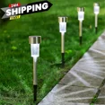 thumbnail image 2 of 1-20 piezas de luces solares para exteriores, linterna de jardín, lámpara con energía solar, iluminación de paisaje impermeable, camino, patio, césped, decoración de jardín, 2 of 5