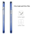 thumbnail image 4 of iPhone 12 Pro Case, Takfox Anti-Scratch Shockproof 2-in-1 Hybrid Impact Gradient Transparent Back TPU Cover w/ [2 Pack] Tempered Glass Screen Protector Bumper Clear Phone Cases for iPhone 12, Blue, 4 of 8