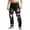Z1-Black, variant on MDUKONU Men's Casual Stylish Straight Slim Fit Jeans Printed Jeans Denim Pants Young Hiphop Denim Pants Red XXXL