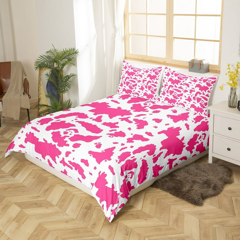 The Softy Cow Print Bed Set - Aesthetic Bedding