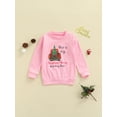 thumbnail image 2 of Qiylii Kids Unisex Christmas Sweatshirt Car and Letter Long Sleeve O-Neck Tops, 2 of 8