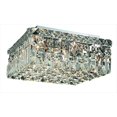 thumbnail image 2 of Elegant Lighting Maxime 12" 4 Light Royal Crystal Flush Mount, 2 of 3