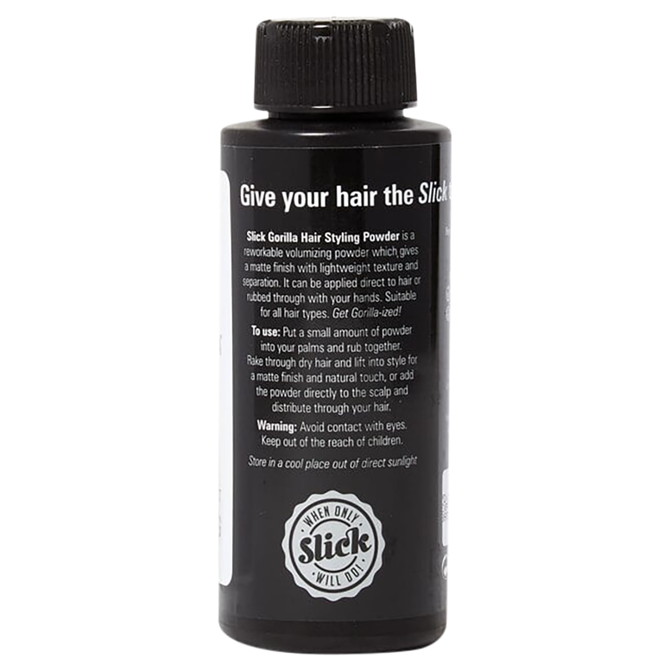 Slick gorilla hair powder hotsell