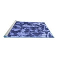 thumbnail image 2 of Ahgly Company Machine Washable Indoor Rectangle Abstract Blue Modern Area Rugs, 8' x 12', 2 of 4