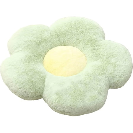 

PIKADINGNIS Flower Cushion Flower Throw Pillows Standard Pillows Patio Furniture Cushions Home Chair Pads (50 CM Green)