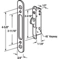 thumbnail image 2 of Prime Line Products E2164 Glass Door Latch Adaptor Plate, 2 of 4