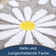 thumbnail image 5 of Alfombra de baño con margaritas amarillas, antideslizante y absorbente, 60 x 120 cm, alfombra de ducha suave Floral Haven, 5 of 7
