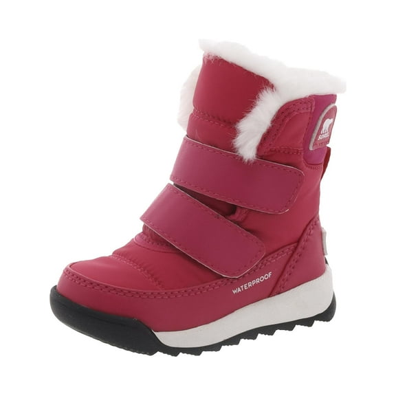 Sorel Girls Toddler Whitney II Strap Faux Fur Lined Winter & Snow Boots