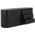 thumbnail image 4 of Safavieh Lauryn Wood Oval Dresser in Black, 4 of 13