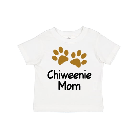 Inktastic Chiweenie Mom Paw Print Girls Toddler T-Shirt