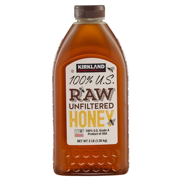 Kirkland Signature Raw Unfiltered Honey, 3 Pounds