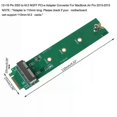 thumbnail image 3 of For MacBook Air Pro 12+16 Pins SSD To M2 Key M (NGFF) PCI-e Adapter Converter Card For PC Computer Accessories 2013-2015, 3 of 5