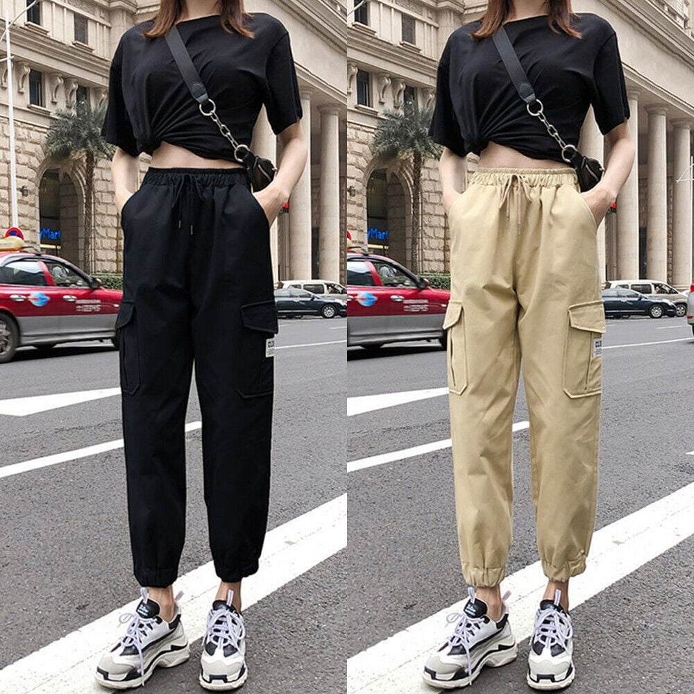 High Waist Baggy Cargo Pants With Pockets For Women Loose Fit Straight Wide  Leg Cargo Trousers Women Z230724 From Fadacai05, $21.79 | DHgate.Com