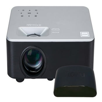 RCA 720p LCD/LED Home Theater Projector (includes Roku Express Streaming Player)(RPJ133)