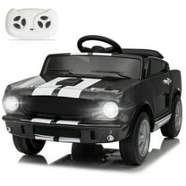 UBesGoo 12V Licensed Shelby Electric Ride on Car, Kids Powered Ride On Toy Car,  w/ Parent Remote Control, Black