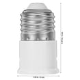 thumbnail image 2 of OUNONA 4Set Light Socket Accessories White Cylindrical Metal For Business Owners, 2 of 6