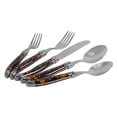 thumbnail image 2 of French Home Laguiole Connoisseur 20-Piece 18/10 Flatware Set with Tortoise Handles, 2 of 7