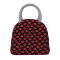 thumbnail image 7 of Lafuoo Sexy Red Lips Kiss Pattern Large Portable Insulated Lunch Bag, Waterproof Zipper Insulated Lunch Bag for Men and Women-One Size, 7 of 7