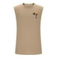 thumbnail image 3 of Camiseta sin mangas de cuello redondo para hombre, jersey deportivo de alta elasticidad, cuello redondo, sin mangas, ropa deportiva para hombre musculoso, camiseta sin mangas de algodón para hombre, 3 of 5
