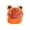 Orange, variant on Pebbuoy Pet Hat Fastener Tape Plush Frog Pet Headgear Animal Cosplay Dog Headwear Fashion Accessory for Parties