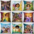 thumbnail image 2 of Funda de almohada de 45 cm de Disney Encanto, figura de la película Mirabel, decoración de cumpleaños para el hogar, funda de almohada con cremallera invisible, 2 of 5