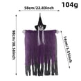 thumbnail image 3 of 1 Pcs Hanging Halloween Skeleton Ghosts Outdoor Decoration, Grim Reapers for Best Halloween Outdoor Decorations, Haunteds House Prop, Party Supplies (Purple), 3 of 8