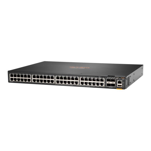 HPE Aruba Networking CX 6200F 48G 4SFP+ Switch - Switch - L3 - managed - 48 x 10/100/1000 + 4 x 100/1000/10G SFP+ - front and side to back - rack-mountable