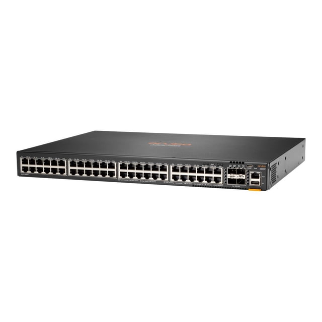 HPE Aruba Networking CX 6200F 48G 4SFP+ Switch - Switch - L3 - managed - 48 x 10/100/1000 + 4 x 100/1000/10G SFP+ - front and side to back - rack-mountable