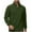 Army Green, variant on GigrtiJin Men's Velvet Sweatshirt Long Sleeved Quarter Zip Stand up Collar Pullover Top Winter Warm Loose Blouse