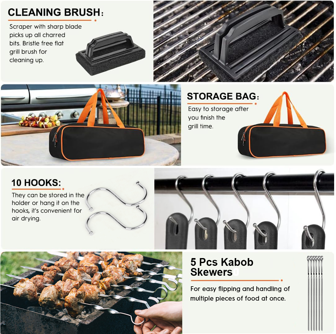 Mibote 36-Piece Griddle Accessories Set photo 5