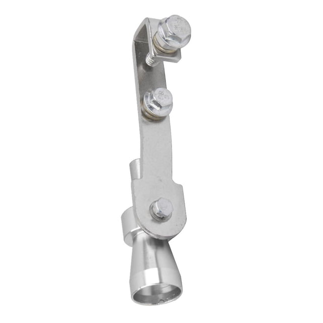 Simulador de válvula de escape de tubo de escape con silbato de sonido Turbo tamaño S-plata